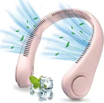 New Bladeless Neck Fan – Stay Cool Anywhere, Anytime* ❄️🌬️