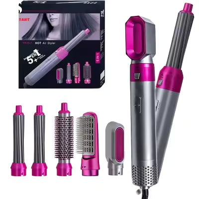 5-in-1 Professional Hair Styler & Hot Air Comb