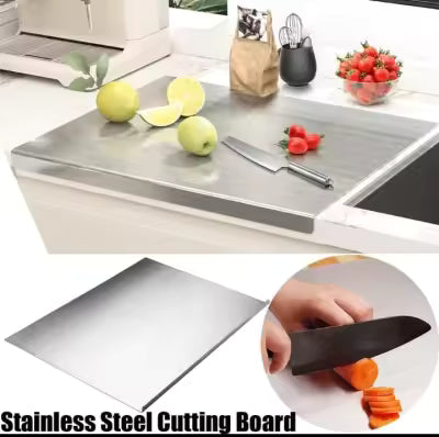 Premium Stainless Steel Cutting Board – Hygenic & Durable Kitchen Essential