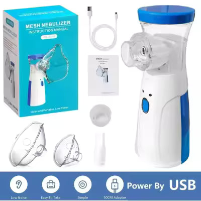 Portable Mesh Nebulizer – Quiet & Efficient Respiratory Support