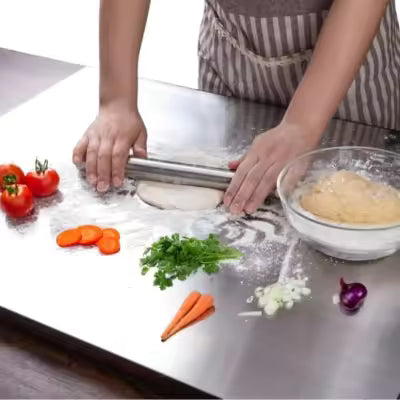 Premium Stainless Steel Cutting Board – Hygenic & Durable Kitchen Essential
