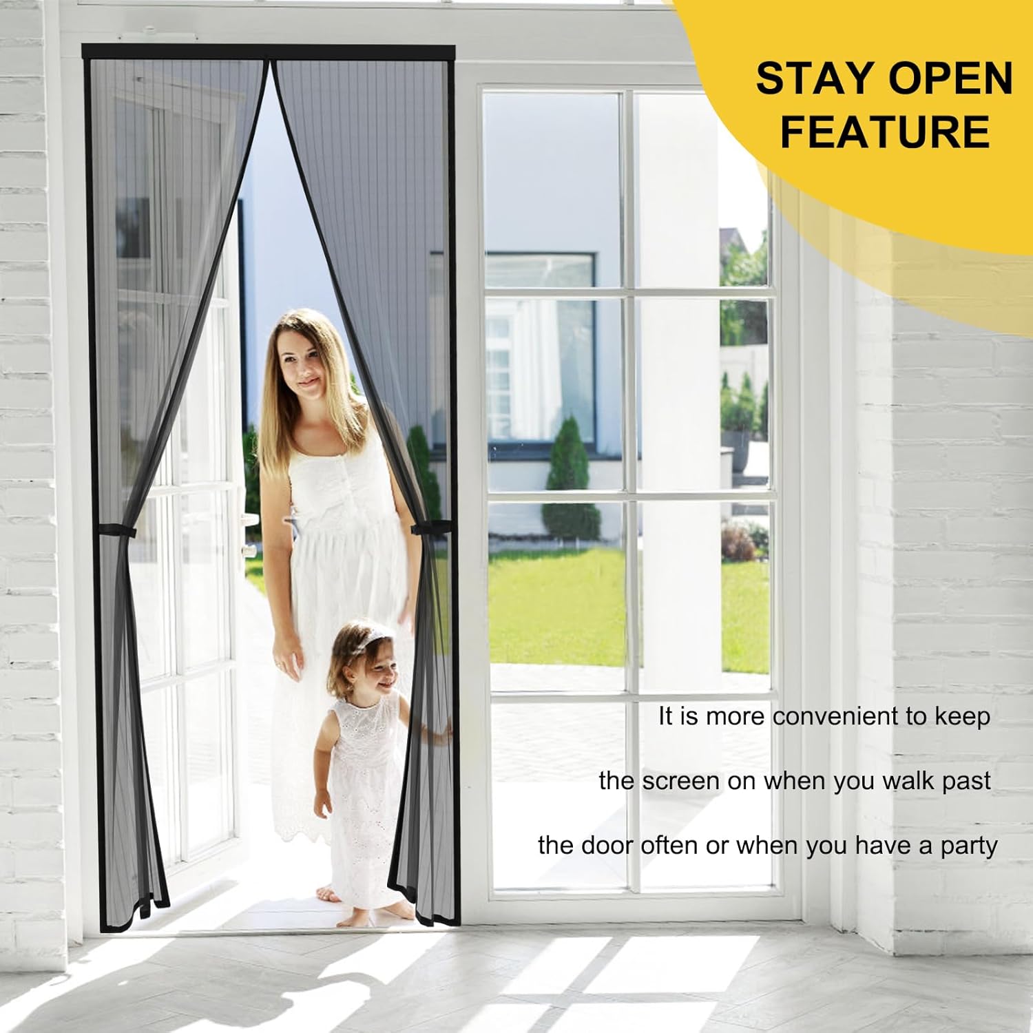 Magnetic Screen Door – Hands-Free Mesh Curtain* 🦟🚪