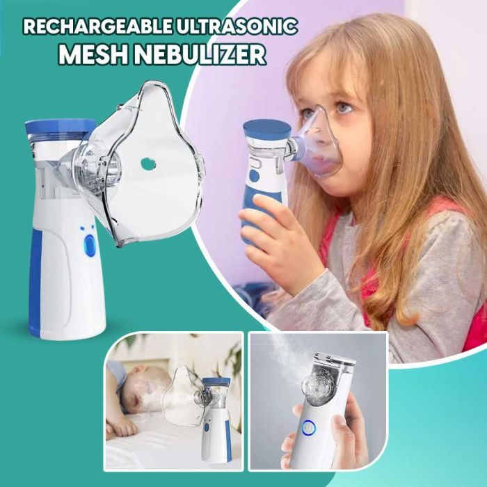 Portable Mesh Nebulizer – Quiet & Efficient Respiratory Support