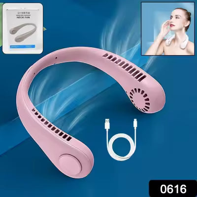 New Bladeless Neck Fan – Stay Cool Anywhere, Anytime* ❄️🌬️