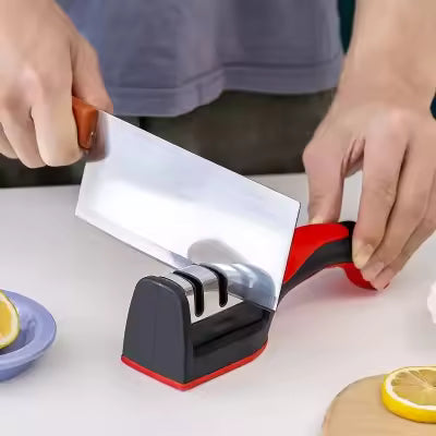*3-Stage Knife Sharpener – Sharp Blades, Easy Life!* 🔪