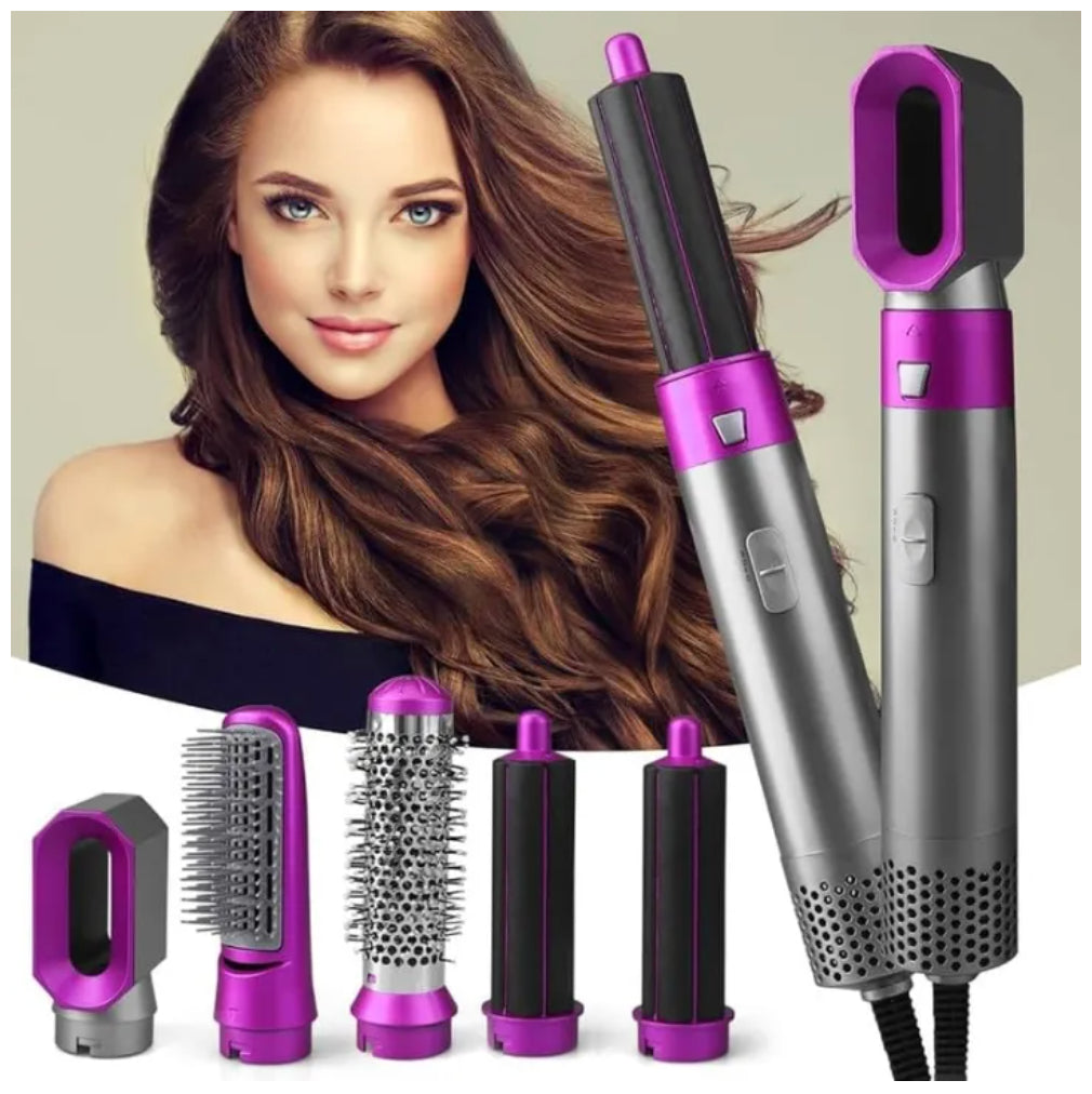 5-in-1 Professional Hair Styler & Hot Air Comb