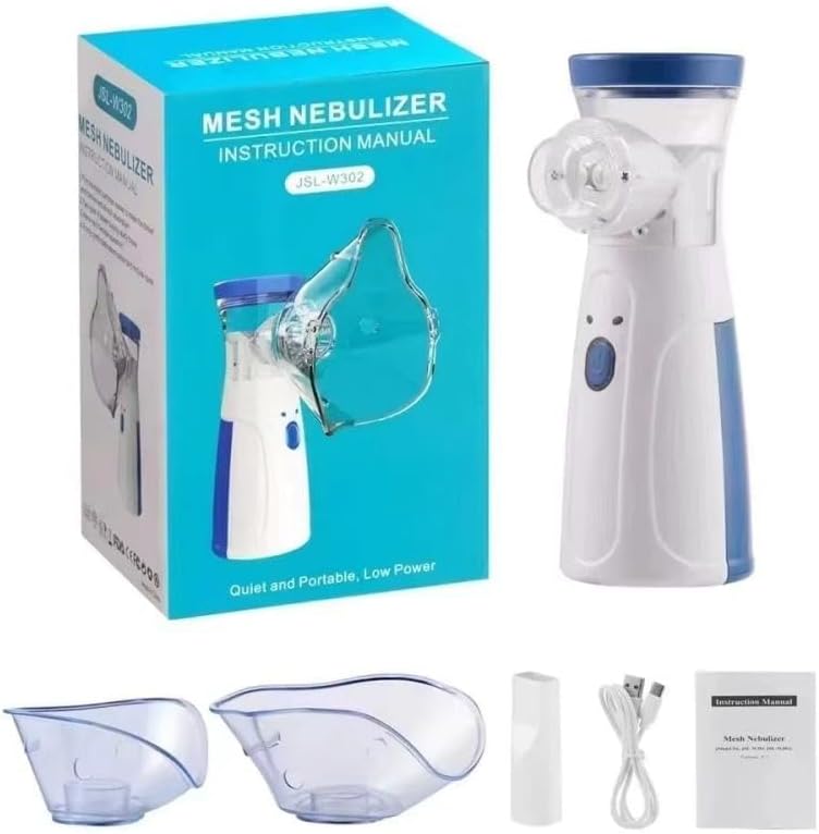 Portable Mesh Nebulizer – Quiet & Efficient Respiratory Support