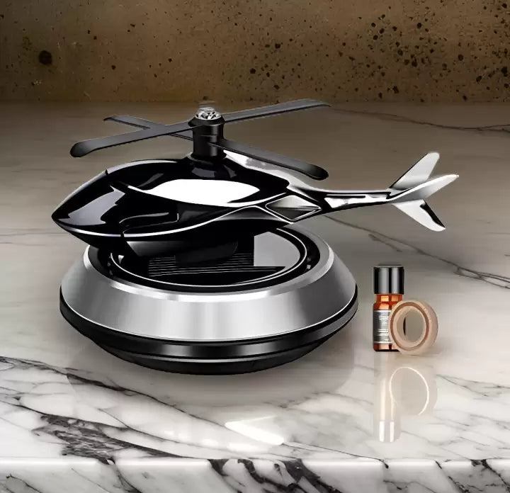 Solar Powered Rotating Helicopter Car Air Freshener* 🚁☀️