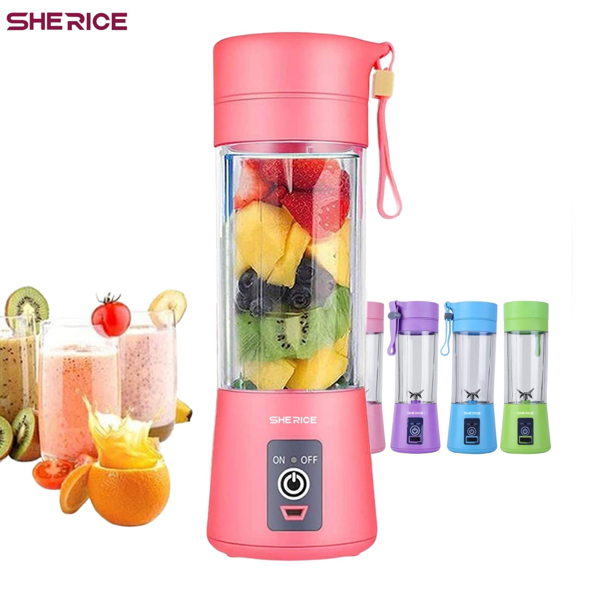 Portable Rechargeable Juicer Blender – Fresh Juice Anywhere