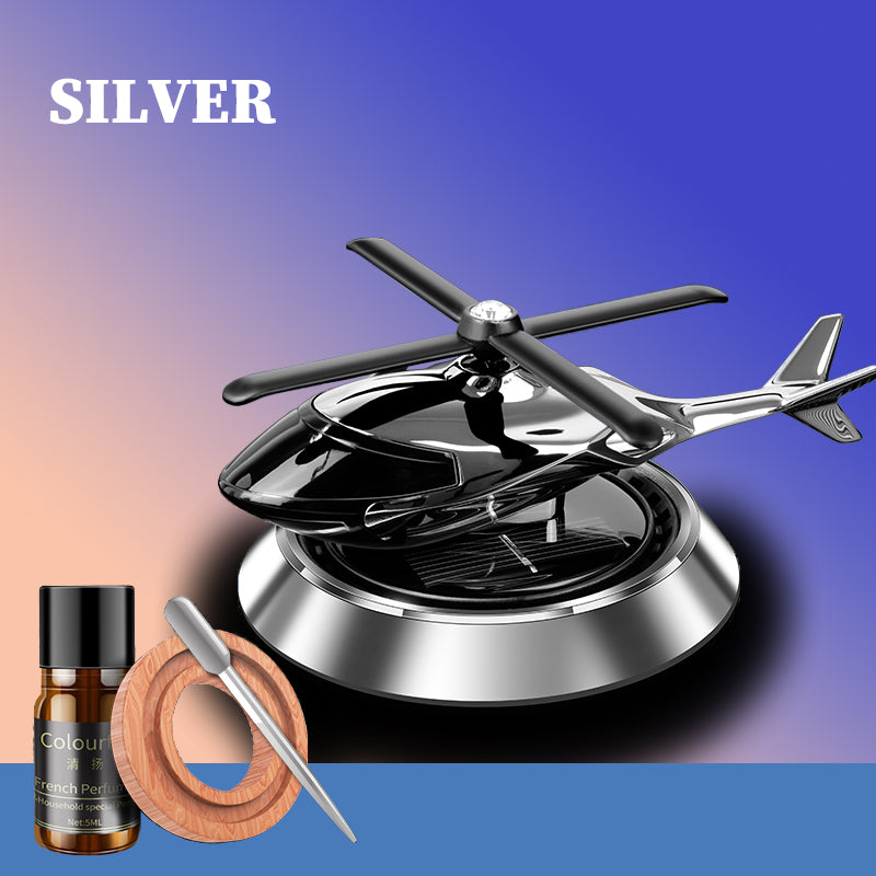 Solar Powered Rotating Helicopter Car Air Freshener* 🚁☀️