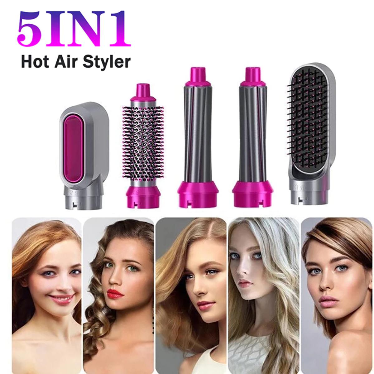 5-in-1 Professional Hair Styler & Hot Air Comb