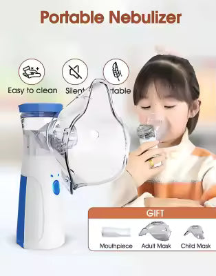 Portable Mesh Nebulizer – Quiet & Efficient Respiratory Support