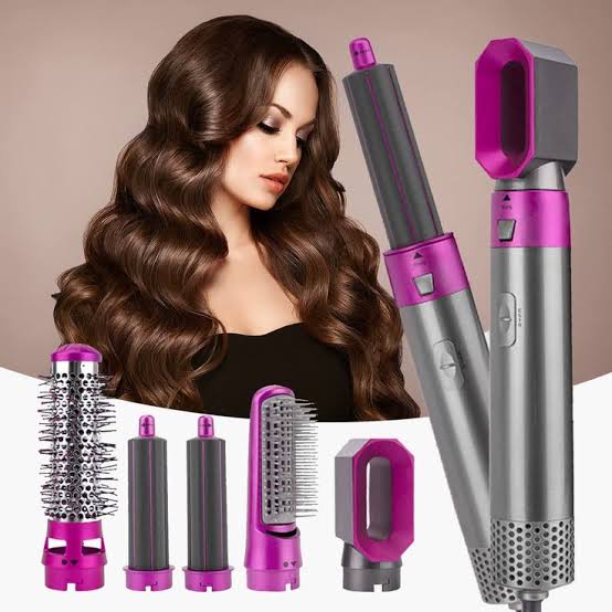 5-in-1 Professional Hair Styler & Hot Air Comb