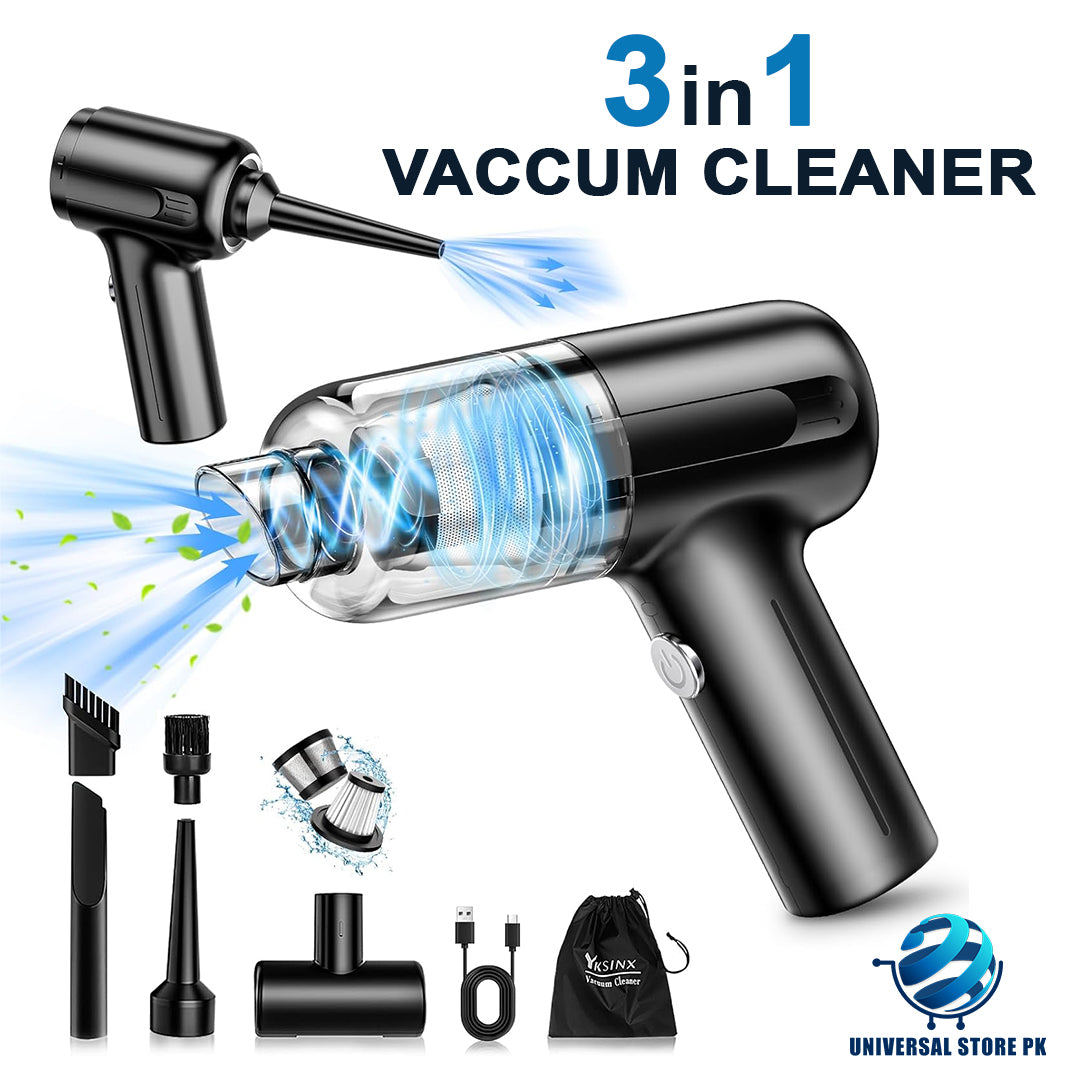 Portable Wireless Car Vacuum Cleaner – 6000Pa High Suction* 🚗💨