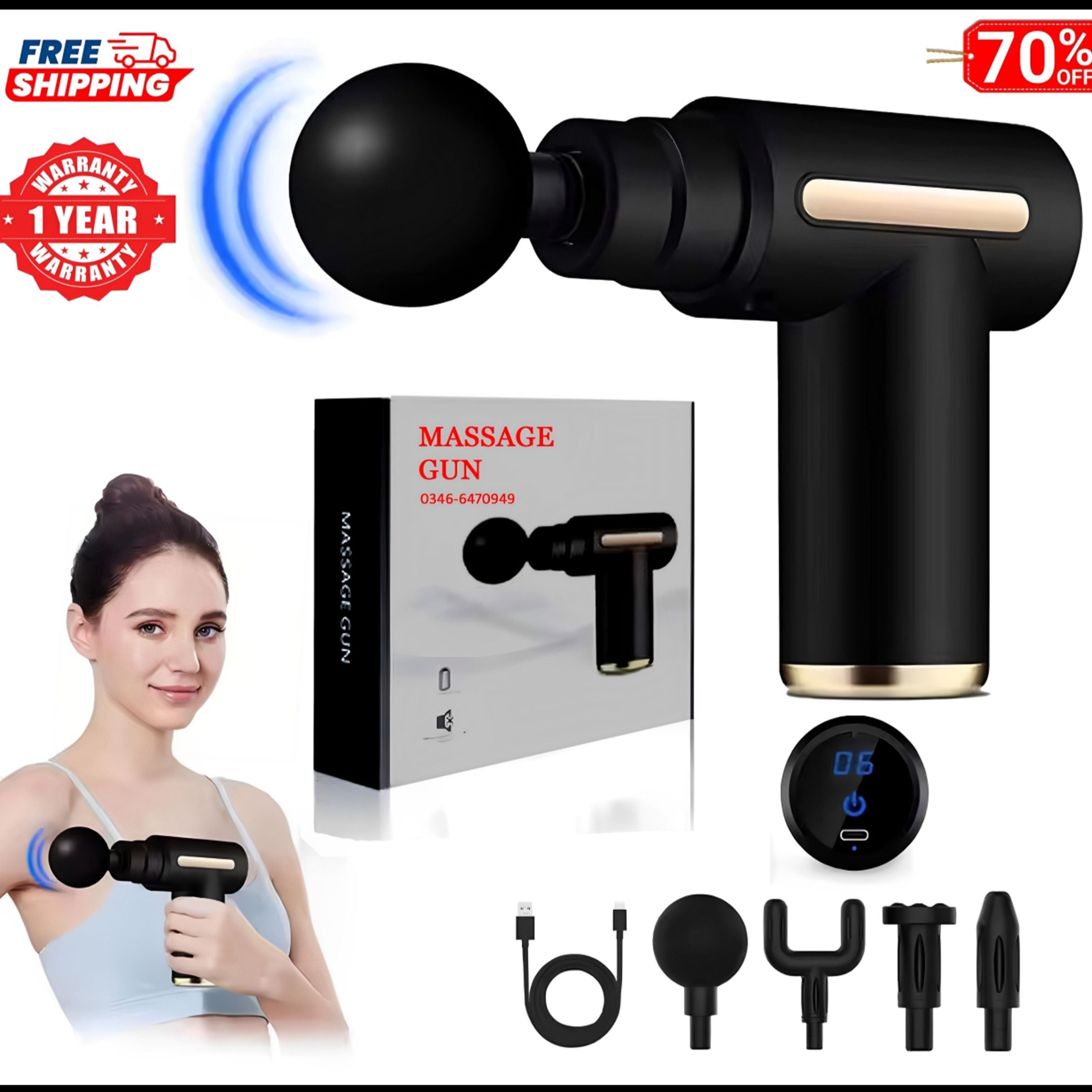 Professional Deep Tissue Mini Massage Gun