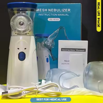 Portable Mesh Nebulizer – Quiet & Efficient Respiratory Support