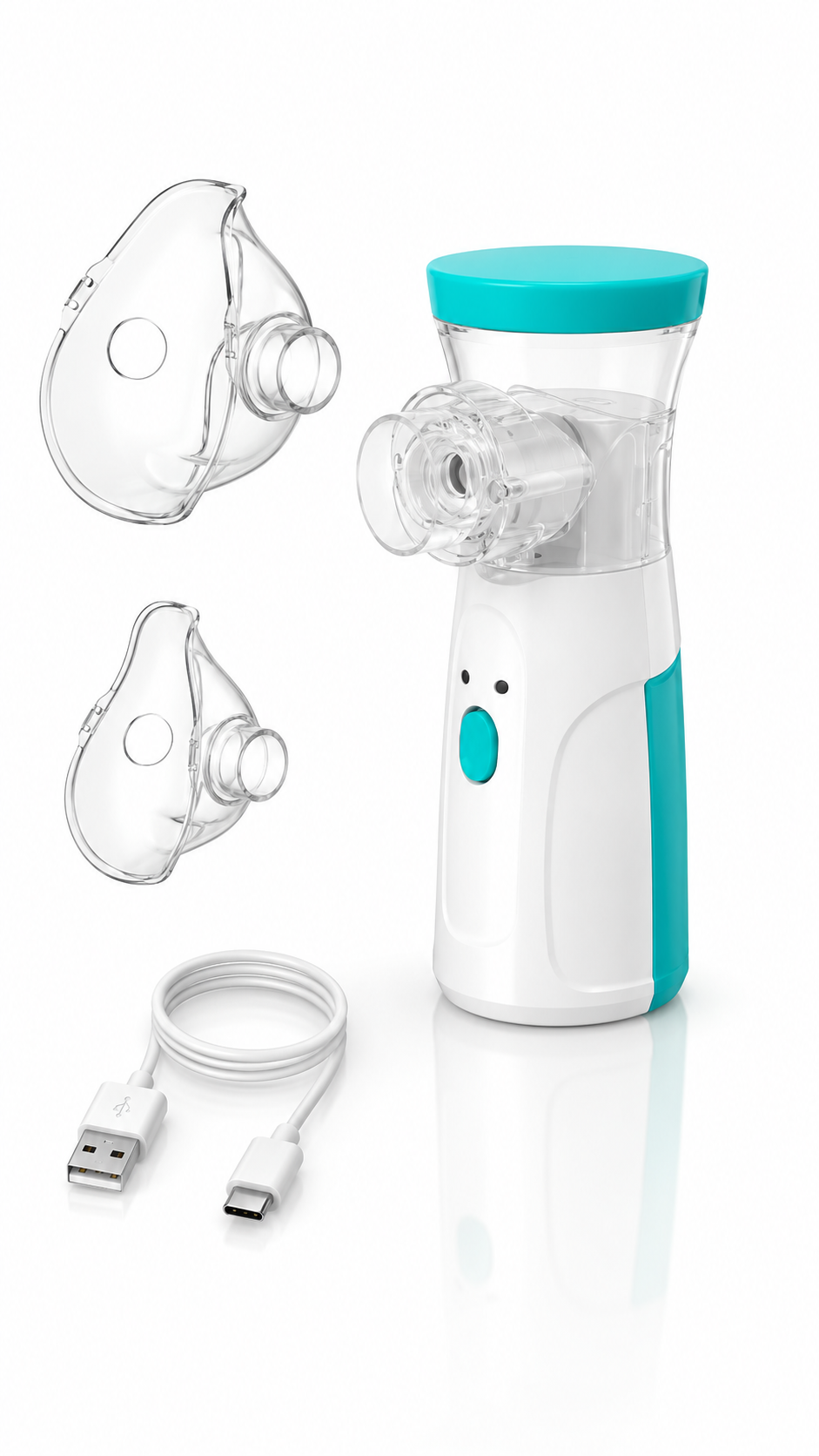 Portable Mesh Nebulizer – Quiet & Efficient Respiratory Support