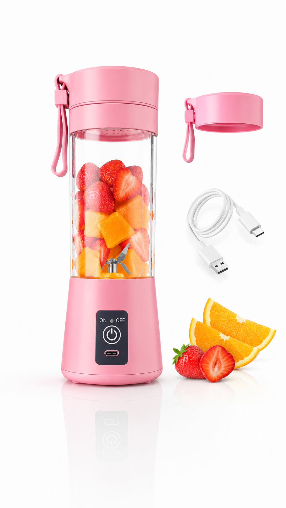 Portable Rechargeable Juicer Blender – Fresh Juice Anywhere