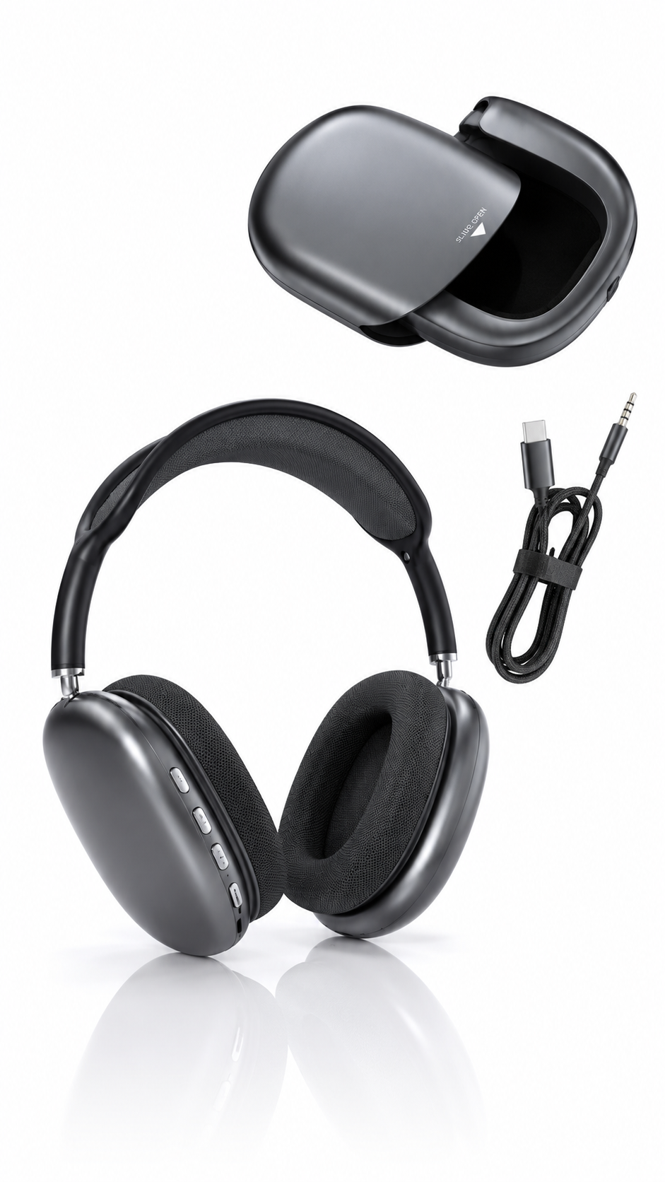 P9 Pro Wireless Headphones – Bluetooth 5.2 & Sliding Case Design* 🎧