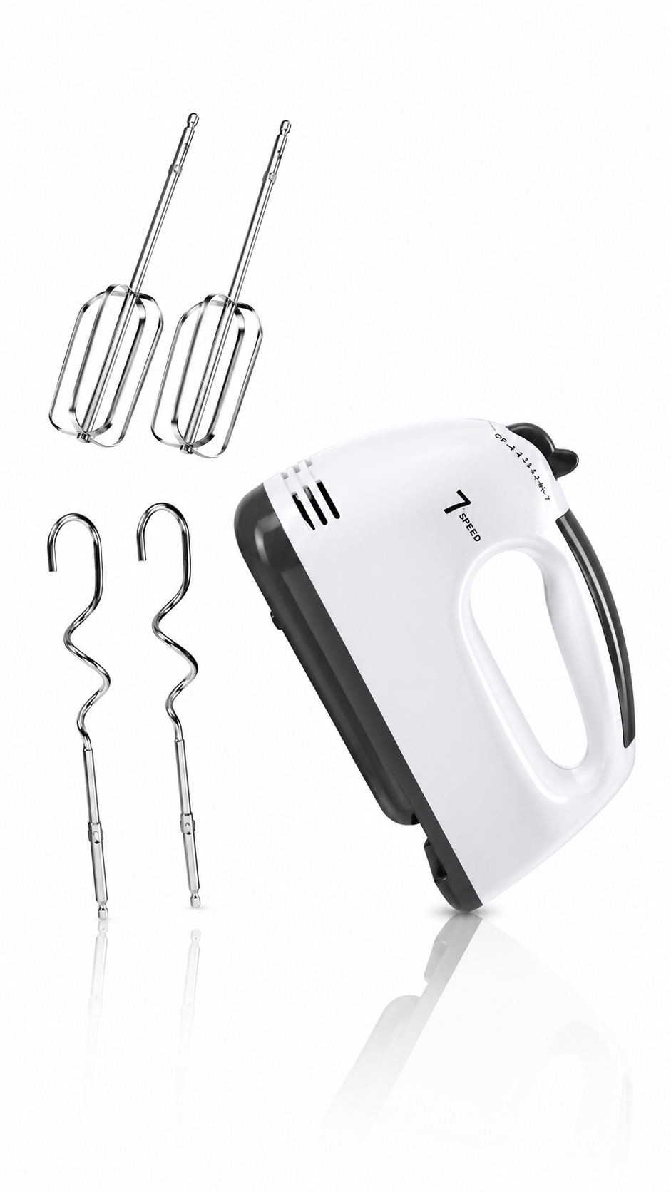 7-Speed Electric Hand Mixer – 180W High Power* 🍰🥣