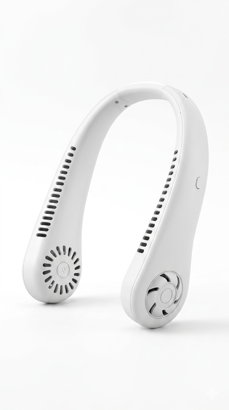 New Bladeless Neck Fan – Stay Cool Anywhere, Anytime* ❄️🌬️