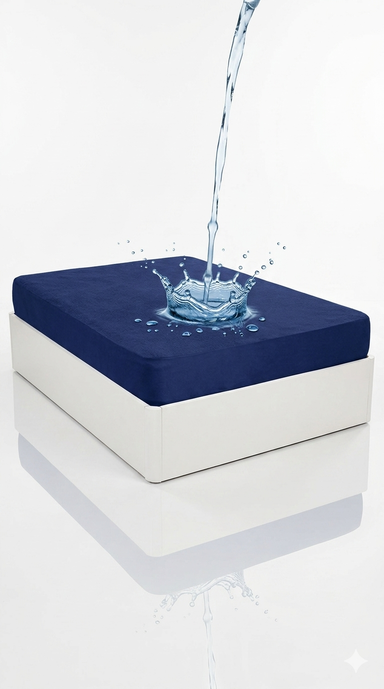 100% Waterproof Mattress Protector – Durable 2-Layer Design 🛏️💦