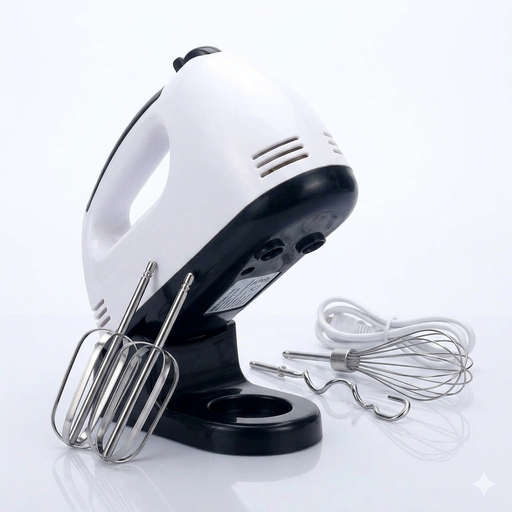 7-Speed Electric Hand Mixer – 180W High Power* 🍰🥣