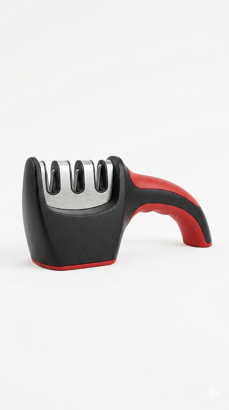 *3-Stage Knife Sharpener – Sharp Blades, Easy Life!* 🔪