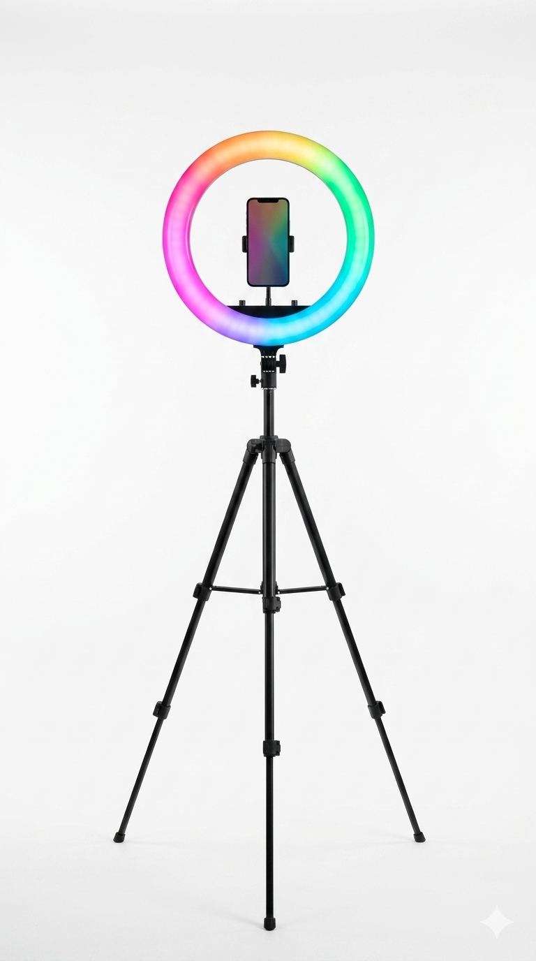 26 cm Ring Light with 7 Feet Tripod Stand – Professional Content Creation Setup* 🎬✨
